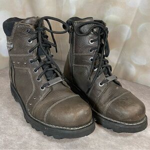 Women’s Harley Davidson Brown Leather Riding Boots